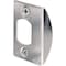Prime-Line Prime-Line 2.25 in. H Chrome Steel Latch Strike Plate E 2234 - alternate 1